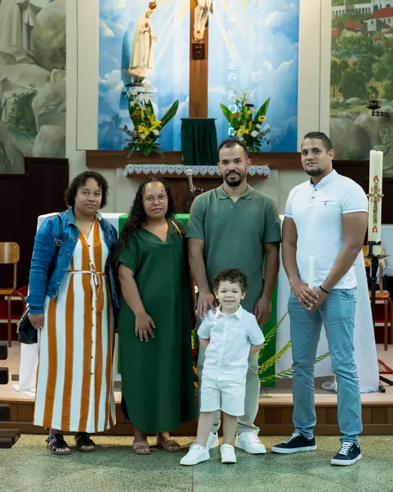 Baptême — portrait de famille
